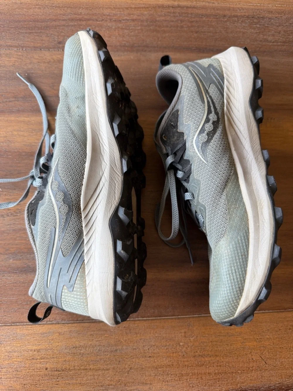 Men's Peregrine Trail Running Shoe - Gray/Green